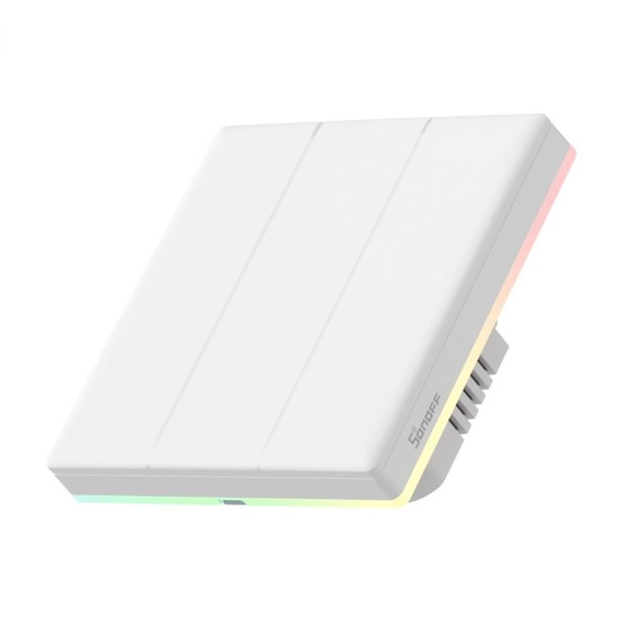 Sonoff TX Ultimate T5-1C WiFi + eWeLink-Remote, érintős 1 gombos villanykapcsoló, fehér