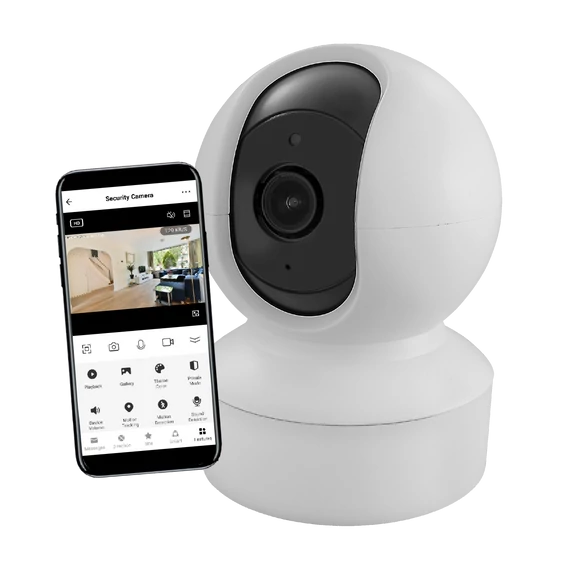 Commel, 270-101, WiFi-s kamera, full HD, lapos felületre/mennyezetre, forgatható, IP20