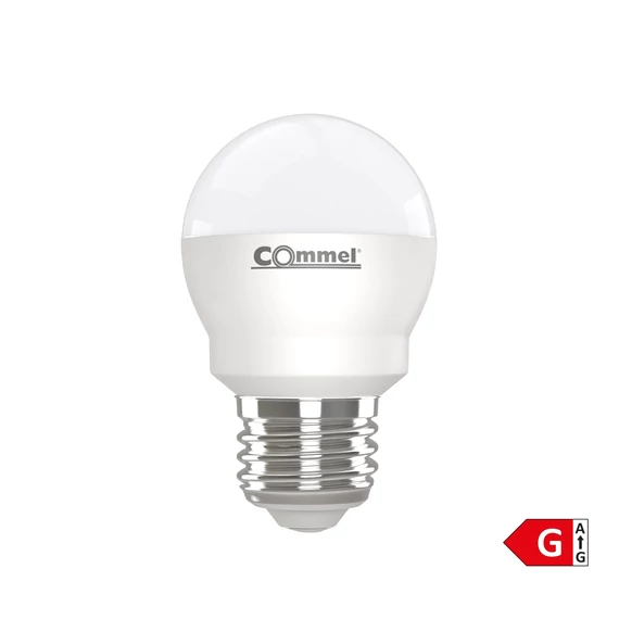 Commel, 305-725, LED izzó E27, 3W, 250lm, G45 kisgömb, 3000K