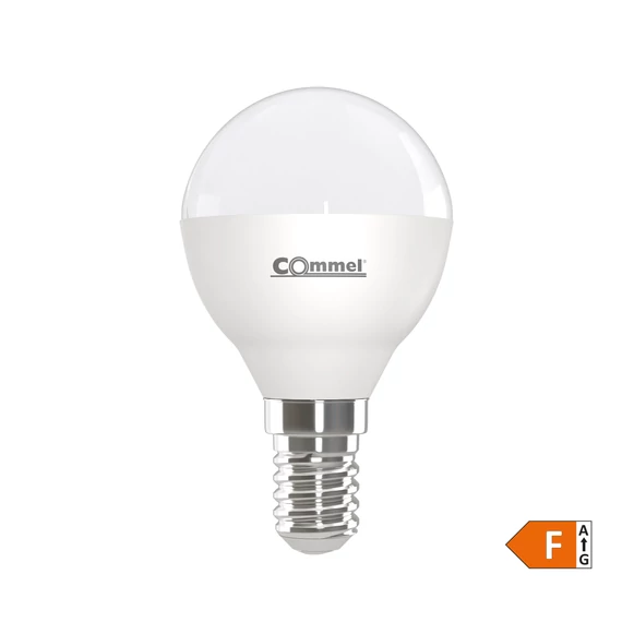 Commel, 305-823, LED izzó E14, 8W, 806lm, G45 kisgömb, 4000K
