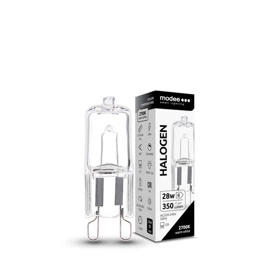 Modee, ML-HG928W, Smart Lighting ECO Halogén Izzó G9 28W (350 lumen)