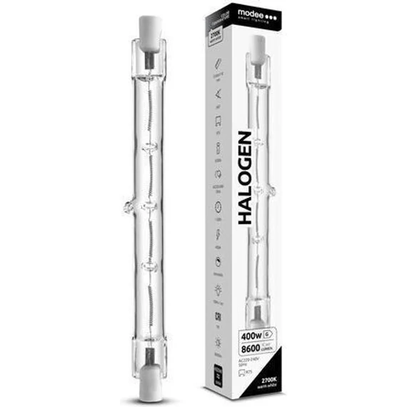 Modee Smart Lighting ECO Halogén Izzó R7S 118mm 400W (8600 lumen), ML-HR7S118400W
