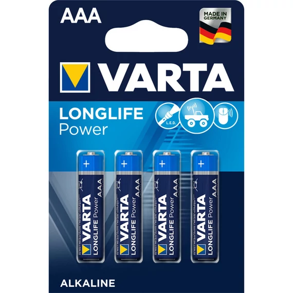 Varta Energy Longlife Power alkáli tartós mikro elem AAA LR03 4 db