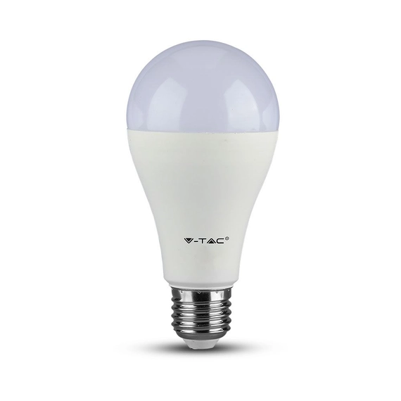 V-TAC LED lámpa izzó E27 A65 15W 200° hideg fehér