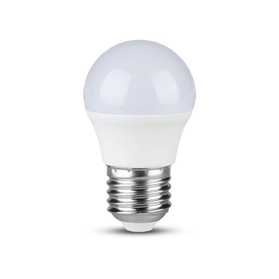 V-TAC LED lámpa izzó kisgömb E27 G45 5.5W természetes fehér
