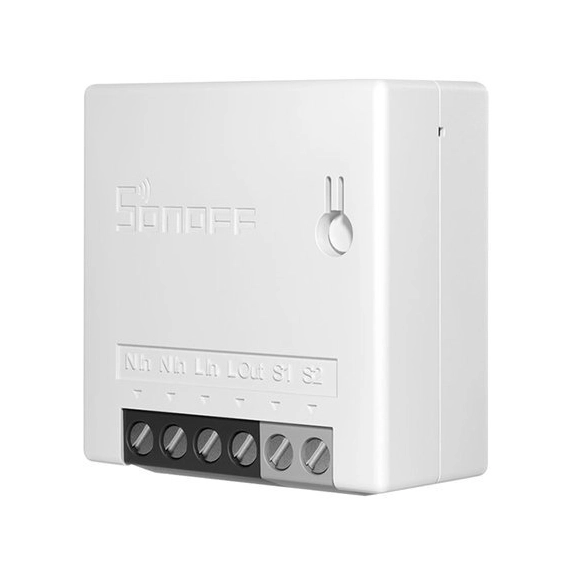 Sonoff MINI R2 WI-FI vezeték nélküli okos kapcsoló (kapcsolódobozban) fehér (M0802010010)
