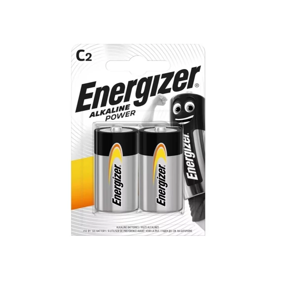 Energizer Power alkáli tartós C LR14 Baby elem 2 db