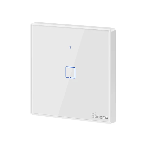 Sonoff T2EU1C-TX 1 gombos érintős WiFi+RF okos villanykapcsoló fehér 
