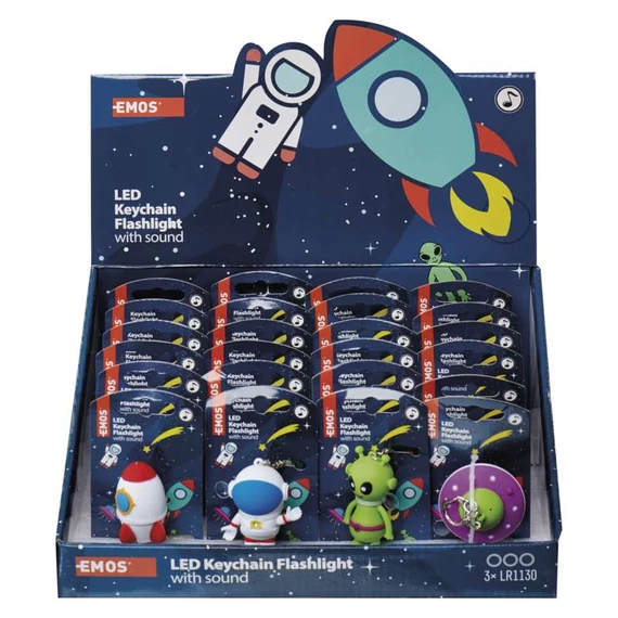 EMOS LED kulcstartó lámpa (világegyetem)