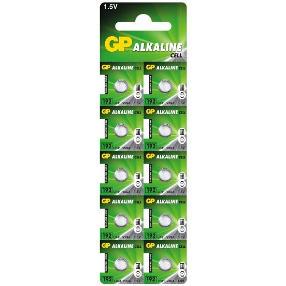 GP 192 192F AG3 gombelem 10 db
