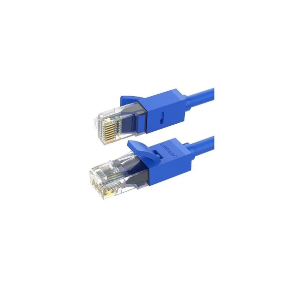 Ugreen Ethernet patchcord kábel RJ45 Cat 6 UTP 1000Mbps 3 m kék 