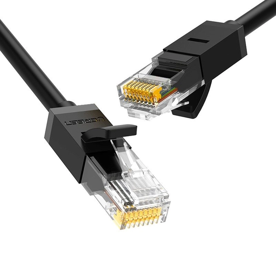 Ugreen Ethernet patchcord kábel RJ45 Cat 6A UTP 1000Mbps 3m fekete 