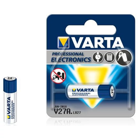 Varta V27A 27A MN27 LR27 12V alkáli elem autós távirányítóhoz 1 db