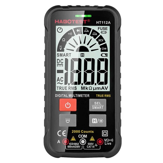 Habotest HT112A True RMS digitális univerzális multiméter