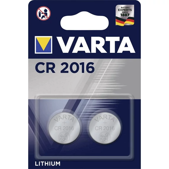 Varta CR2016 lítium gombelem 2 db
