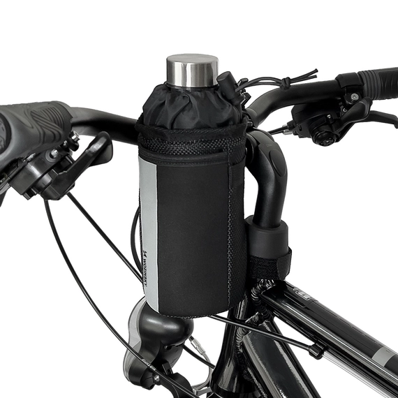 Wozinsky palack táska kerékpárhoz biciklihez rollerhez kulacstartó 1l fekete