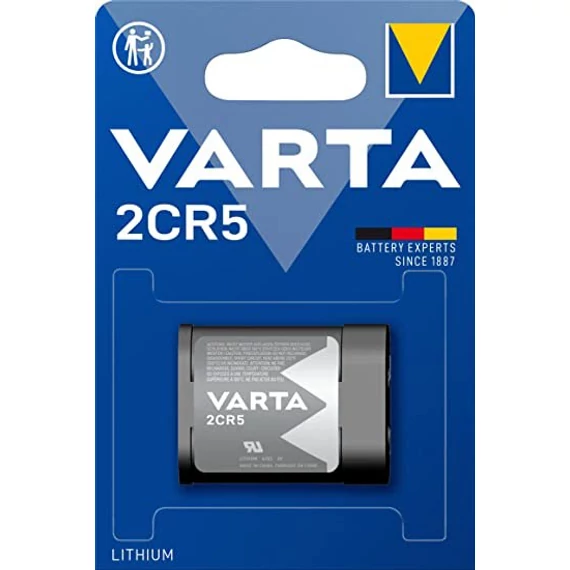 Varta 2CR5 6V lítium fotó elem 1 db