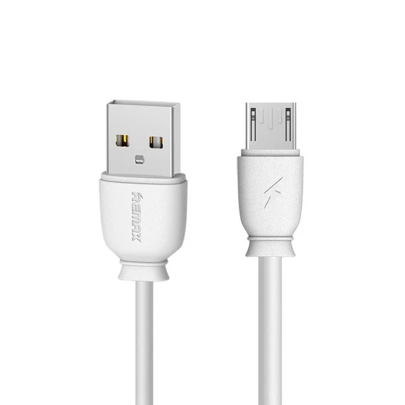 Remax Suji micro USB töltőkábel adatkábel 2.1A 1 m fehér