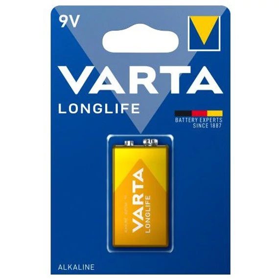 Varta Longlife 6LR61 9V alkáli elem 1 db