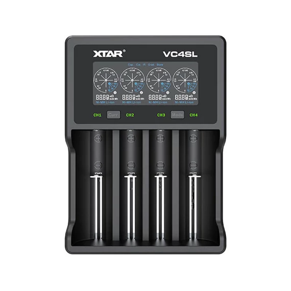 Xtar VC4SL akkumulátor töltő Li-ion Ni-MH Ni-CD akkumulátorokhoz