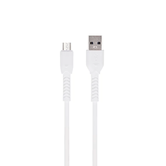 Maxlife  micro USB töltőkábel adatkábel 1 m 3A fehér