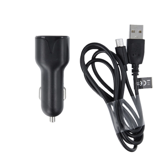 Maxlife MXCC-01 autós töltő 1x USB 2.1A fekete + microUSB kábel