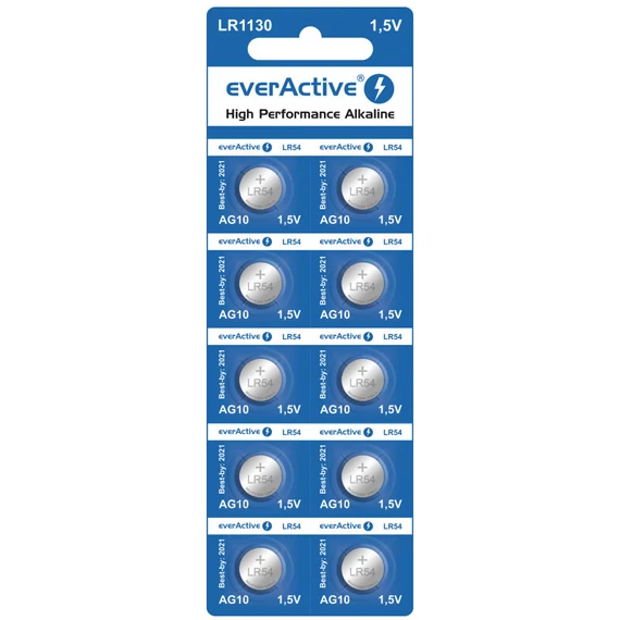 everActive G10 LR1130 mini alkáli gombelem 10 db