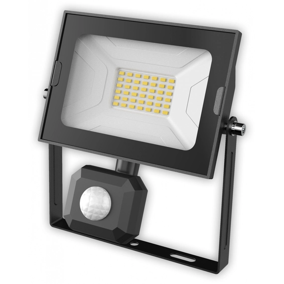 Avide LED reflektor slim SMD 30W mozgásérzékelő gyorscsatlakozó természetes fehér