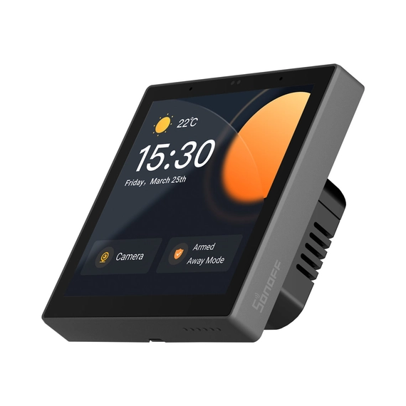 SONOFF NSPanel Pro érintőképernyős vezérlőpanel, Zigbee  3.0, Bluetooth gateway, antracit szürke keret