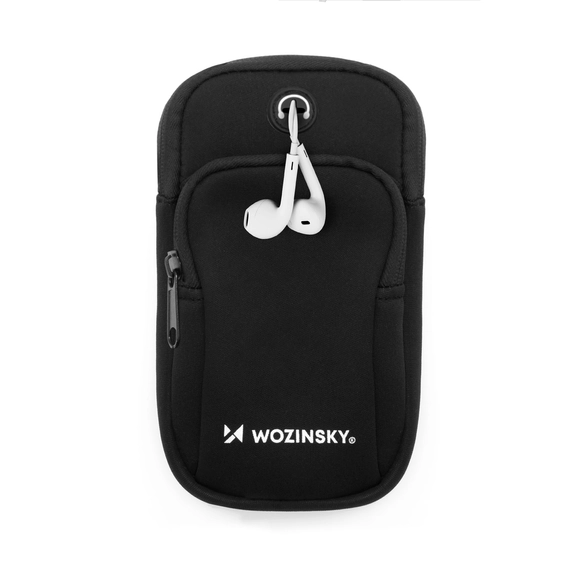 Wozinsky karpánt futó karszalag telefonhoz fekete WABBK1