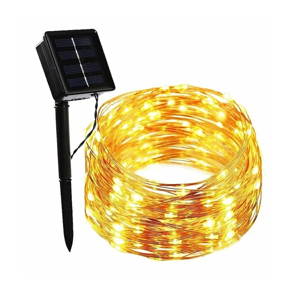 SUNARI napelemes szolár fényfüzér LED nano 22m 