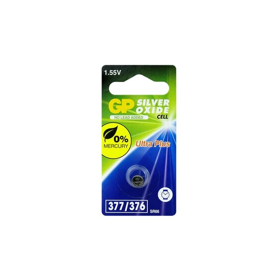 GP óra ezüst mini elem GP 377/376 1db