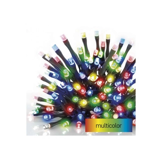Standard LED sorolható karácsonyi füzér, 5 m, kültéri és beltéri, többszínű