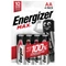 Energizer Max alkáli tartós elem AA LR6 4 db