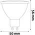 Kép 4/4 - Avide LED lámpa szpot izzó 7W GU10 36° természetes fehér