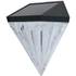 Kép 1/2 - Entac napelemes szolár fali lámpa gyémánt alakú meleg fehér
