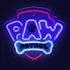 Kép 2/9 - Neon plexi led Mancs Őrjárat Paw Patrol dekorációs lámpa