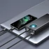 Kép 6/8 - Baseus Amblight powerbank led kijelzővel 5 porttal 65W 30000 mAh fekete