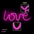 Kép 3/7 - Neon led LOVE dekorációs lámpa rózsaszín