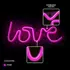 Kép 3/7 - Neon led LOVE dekorációs lámpa rózsaszín