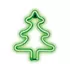 Kép 1/2 - Neon LED karácsonyfa zöld dekorációs lámpa