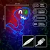 Kép 8/8 - Neon LED Jurassic baby dino kék dekorációs lámpa