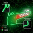 Kép 5/9 - Neon LED Jurassic krokodil zöld dekorációs lámpa