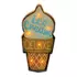 Kép 1/3 - Led dekorációs lámpa retro fém ice cream fagyi 