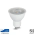 Kép 1/3 - V-TAC LED SPOT LÁMPA GU10/6.5W/SAMSUNG CHIP/110°/6400K - 194