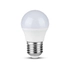 Kép 1/5 - V-TAC led lámpa izzó kisgömb E27 G45 5.5W hideg fehér