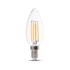 Kép 1/5 - V-tac led filament gyertya lámpa izzó E14 C35 6W meleg fehér