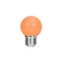 Kép 1/4 - LED izzó lámpa E27 G45 2W 230v narancssárga 5 db 