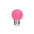 Kép 1/4 - LED izzó lámpa E27 G45 2W 230v pink 5 db 