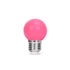 Kép 1/4 - Led dekor izzó lámpa E27 G45 2W pink 5 db 